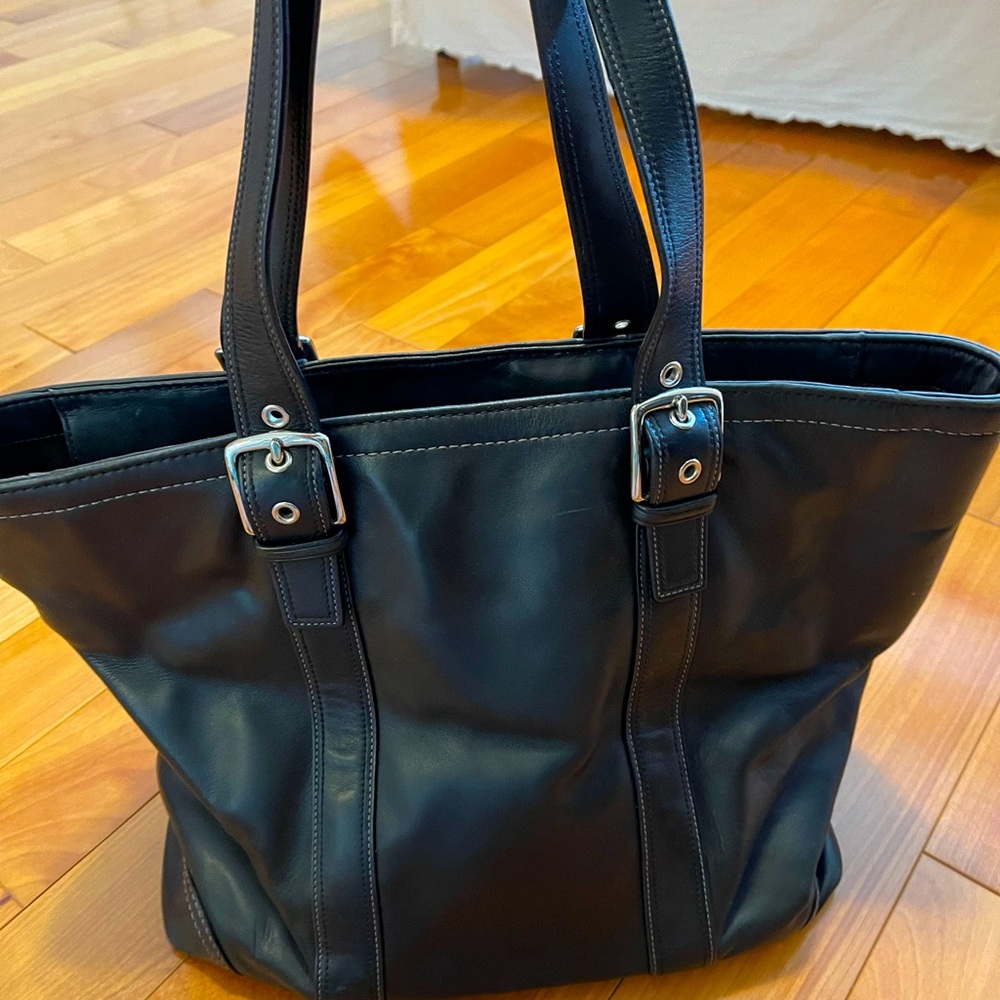 Black Coach shoulder bag